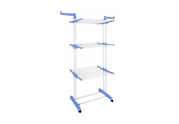 Foldable Laundry Drying Rack Stand - Two Colours Available