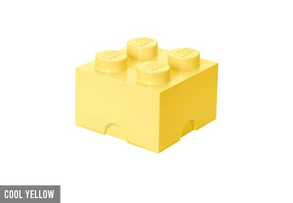 Lego Four-Knob Brick Storage - Available in Eight Colours - Elsewhere Pricing $69.99