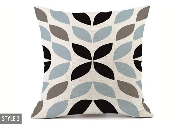 Two-Pack Geometric Pillowcase - Available in Nine Styles & Option for Two-Pack