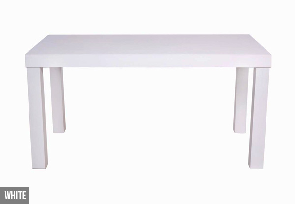 Modern Rectangular Coffee Table - Available in Black or White