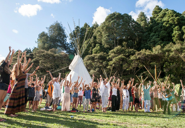 One Ticket to the 2018 NZ International Yoga Festival – From Thursday 22nd to Sunday 25th