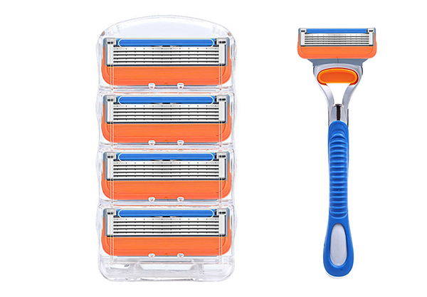 32-Piece Replacement Razor Blades Compatible with Gillette Fusion