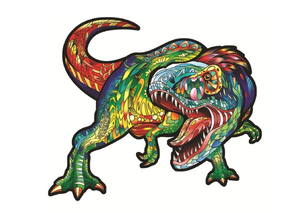 Wooden Dinosaur Jigsaw Puzzles - Available in Three Sizes & Two Options