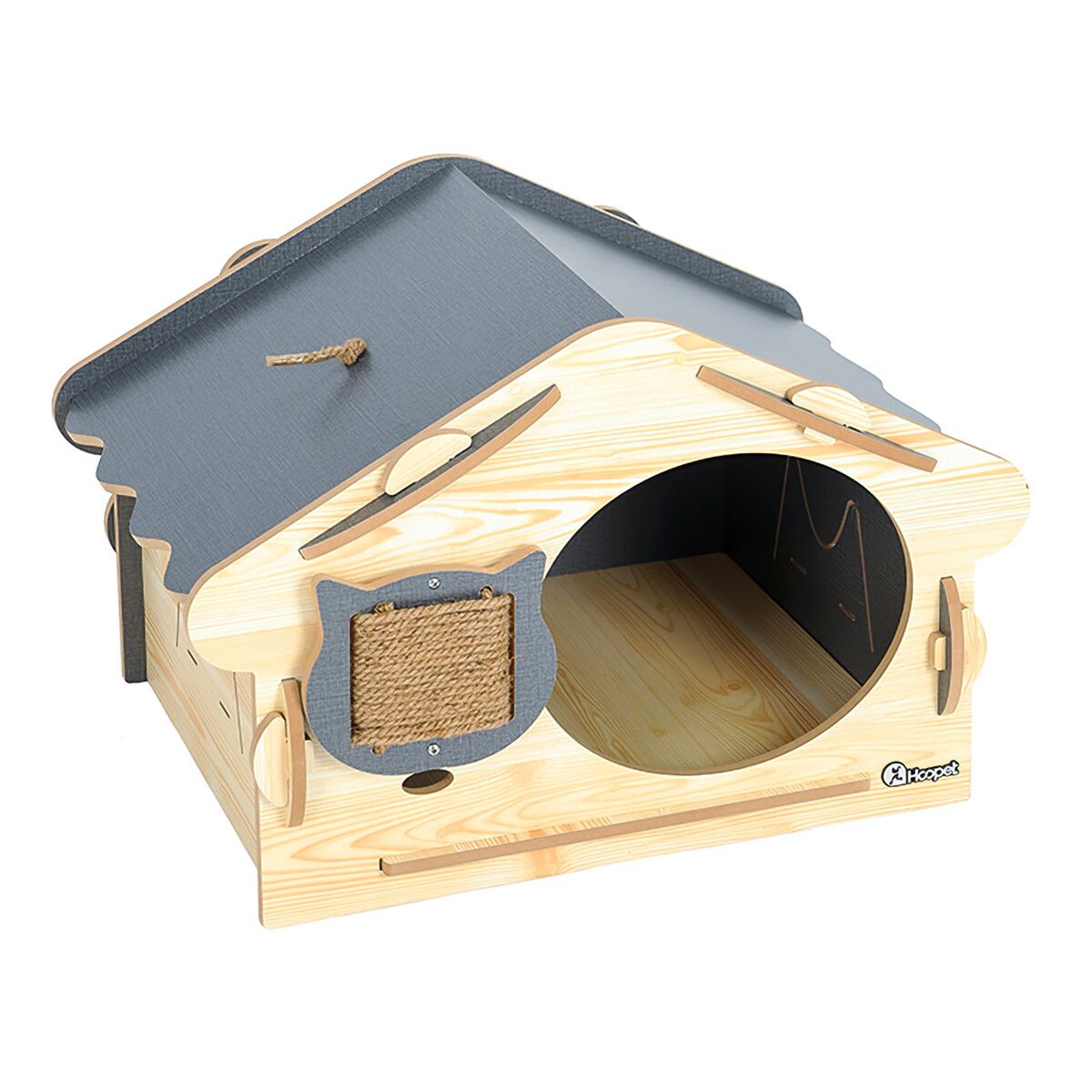 Large Wooden Cat House