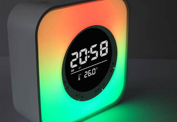 Wireless Mini Speaker Clock with LED Display