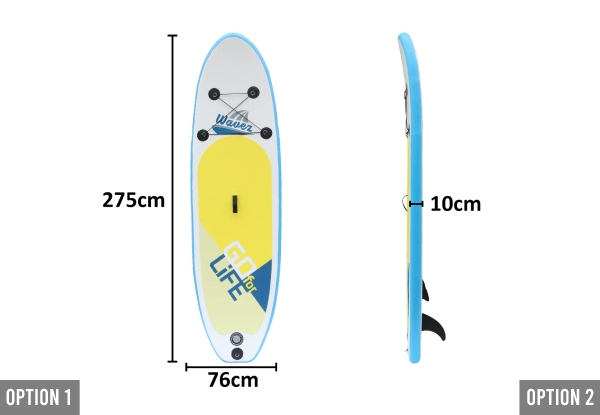 Inflatable Single Layer SUP - Three Options Available