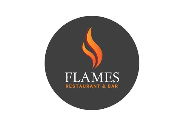 Two Main Courses at Flames Restaurant & Bar for Two People - Option for Four People