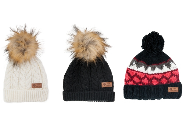 Hand-Knitted Winter Beanie Range - Three Colours Available & Option for Two