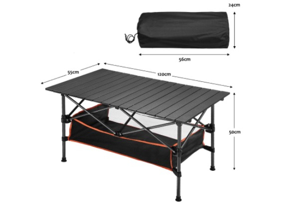 Portable Camping Table with Storage Carry Bag - Two Sizes Available