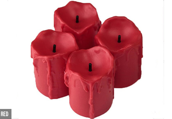 24-Pack LED Battery Powered Candle Set - Three Colours Available