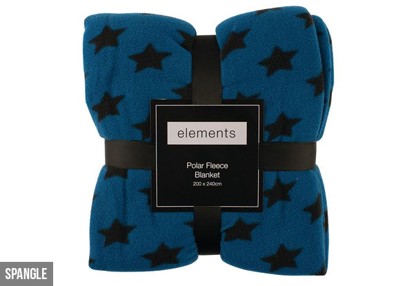 Elements Polar Fleece Blanket - Five Colours Available