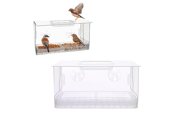 Foldable Window Bird Feeder - Option for Two-Pack