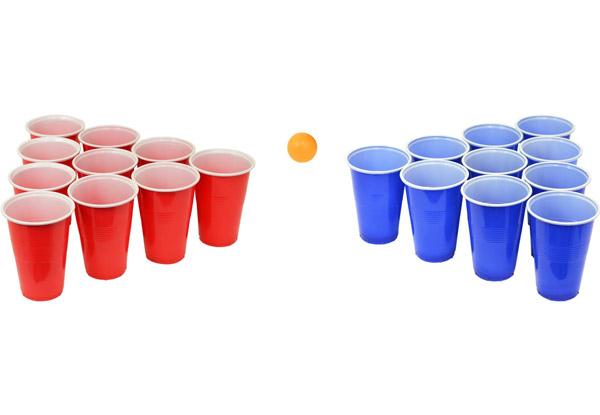 Beerpong Table With Cups & Balls