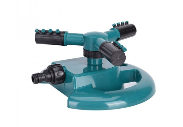 Durable Rotary Three-Arm Water Sprinkler - Option for Two with Free Delivery