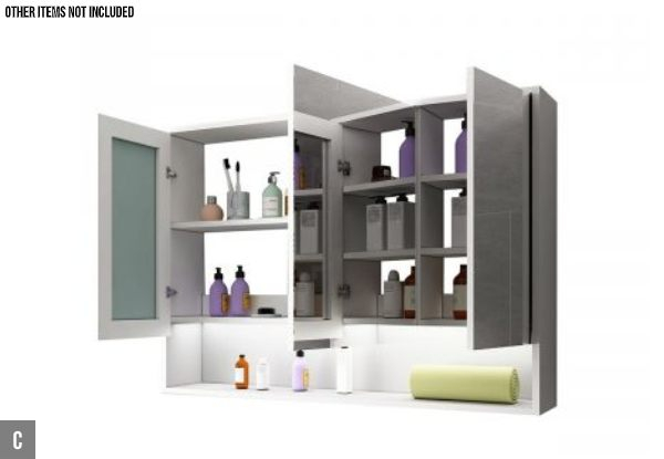 Wall Mounted Bathroom Cabinet - Three Styles Available