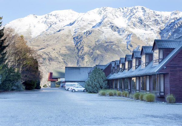 One Night Queenstown Getaway for Two People incl. Daily Breakfast, Wifi, Game of Bowling, and Car Park  - Options for Two Nights & Four People Available