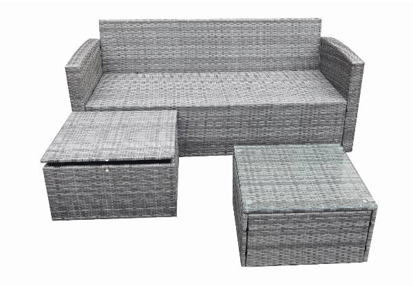 Rio Three-Piece Outdoor Sofa Set