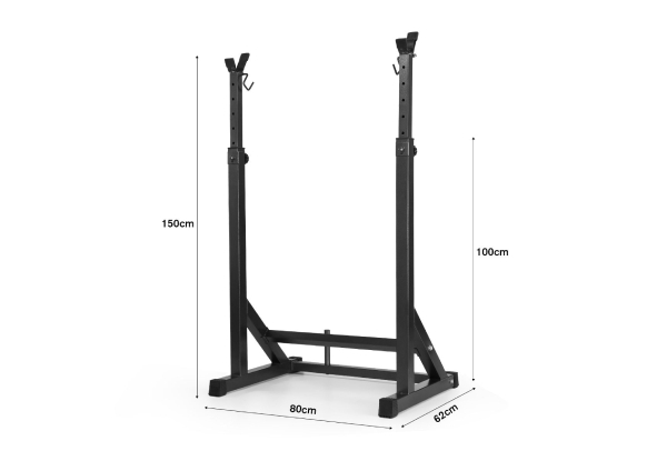 Genki Adjustable Weight Lifting Barbell Stand