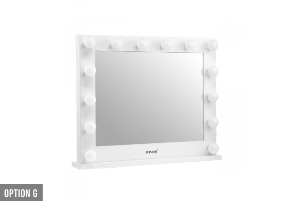 Makeup Vanity Mirror Range - Eight Options Available