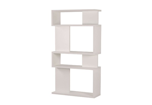 Matte White Longtitude Book Shelf / Room Divider