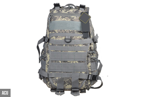 Water Resistant Tactical Hiking Backpack - Three Colours Available