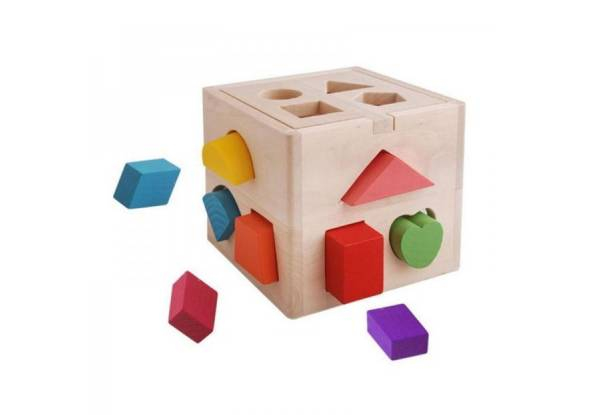Intelligence Magic Wooden Activity Cube Toy - Option for Two Available with Free Delivery
