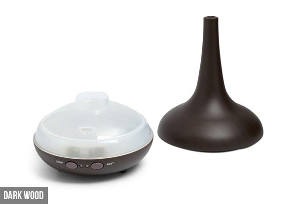 Aromatherapy Diffuser with Three Pack Essential Oils - Four Colours Available