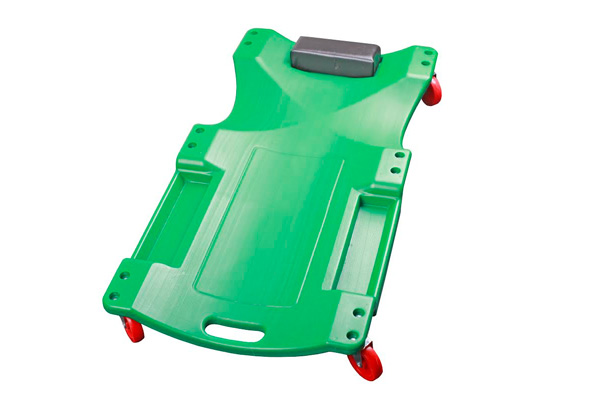 Six-Wheel Heavy Duty Molded Plastic Creeper Trolley