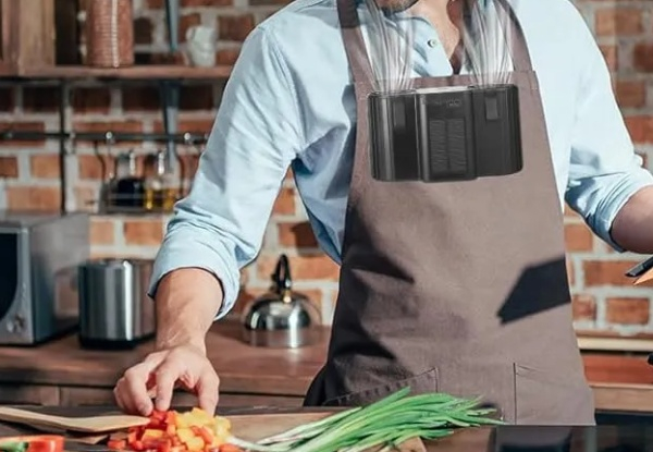 Portable Waist Clip Fan with Solar Panel