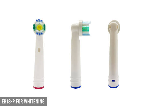 8-Pack of Toothbrush Heads Compatible with Oral B - Four Models Available & Option for 16-Pack