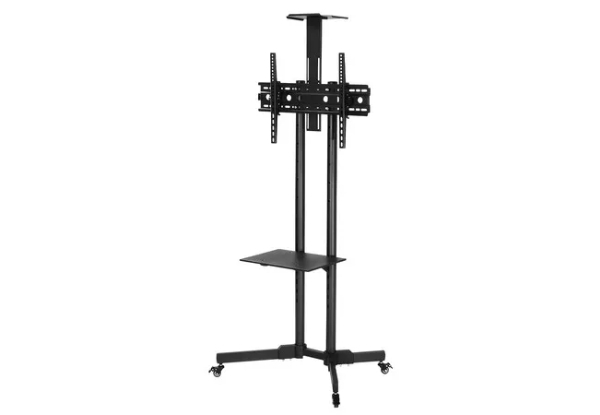 Mobile TV Stand with Shelf for Screen - Two Options Available