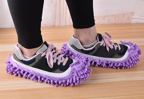 Two-Pairs Multifunctional Cleaning Slippers