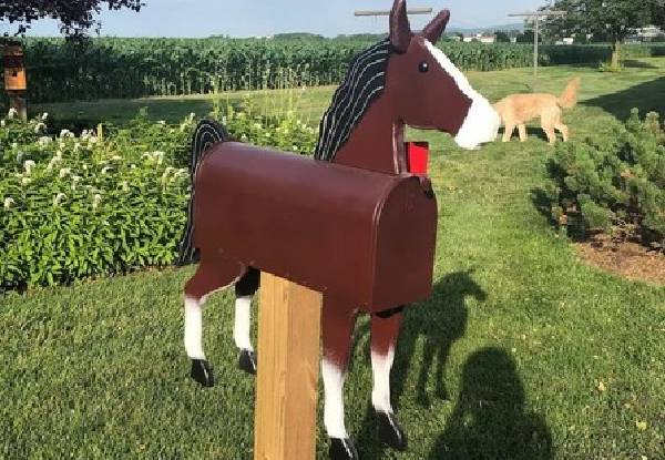 Unique Horse Mailbox