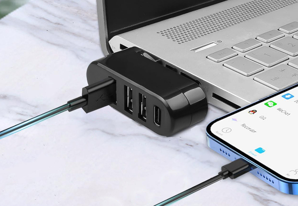 Four-Port USB 3.0 Hub - Available in Two Colours