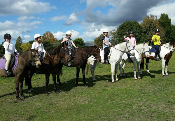 Half-Day School Holiday Activity incl. Horse Riding, Pony Grooming, Games & Activities