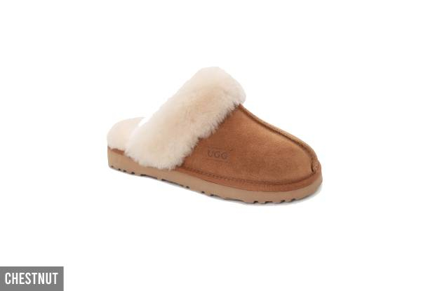 Ugg Premium Australia Sheepskin Unisex Suede Scuffete Slippers - Available in Five Colours & 10 Sizes