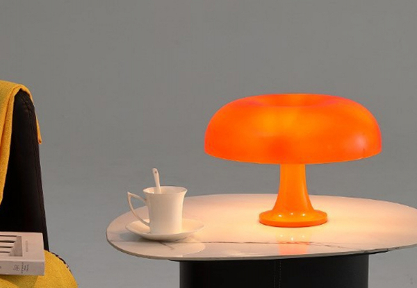 LED Mushroom Table Lamp - Two Colours Available