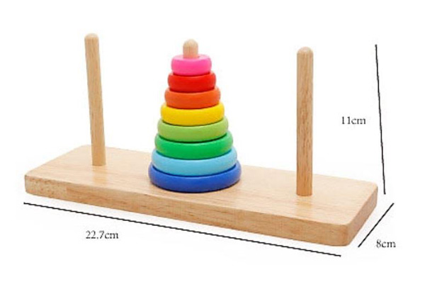 Wooden Educational Puzzle Tower