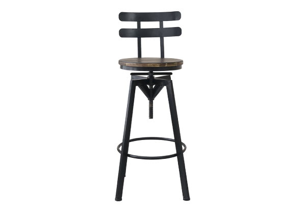 Levede Industrial Adjustable Swivel Stool