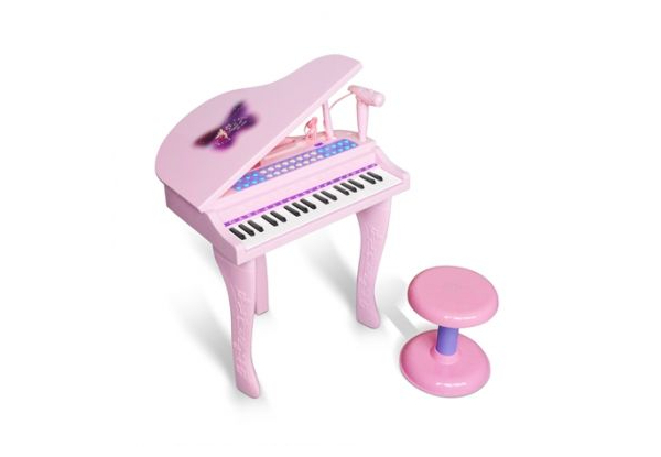 Deluxe Pink Electronic Keyboard