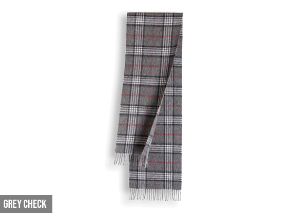 Wool & Cashmere Scarf Range - Five Options Available