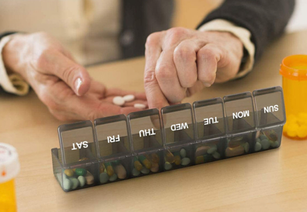 Two-Pack Weekly Pill Organiser - Available in Two Colours