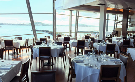 $359 for One Night for Two in a Premium Luxury Room at the SKYCITY Grand Hotel, Sky Tower Admission for Two, Five-Course Degustation at Mikano & Two Lattes at Toru Cafe in Ponsonby Central
