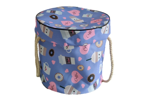 Fabric Patterned Toy Box
