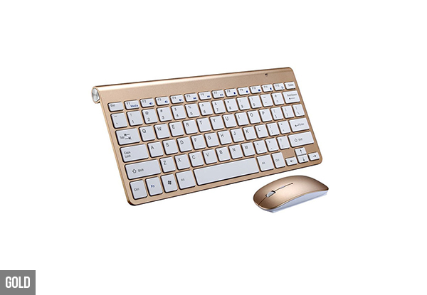 Wireless Keyboard & Mouse Set - Two Colours Available
