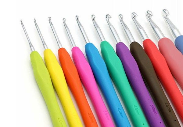 31-Piece Soft Crochet Tool Set