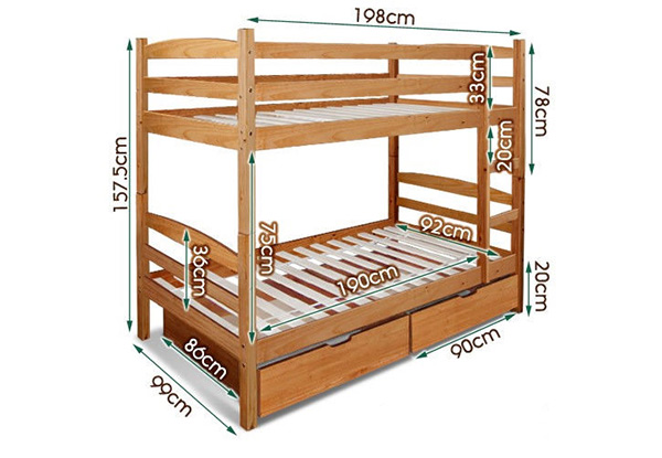 Bunk Bed with Storage