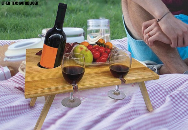 Portable Wooden Picnic Table - Two Sizes Available