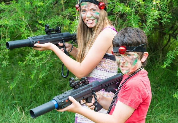 $9 for 60 Minutes of Laser Tag for One Player, $35 for Four or $69 for 60 Minutes for Eight - Nelson Location (value up to $92)