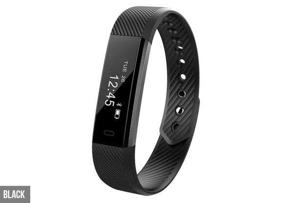 Touch Screen Smart Fitness Tracker - Five Colours Available with Free Delivery